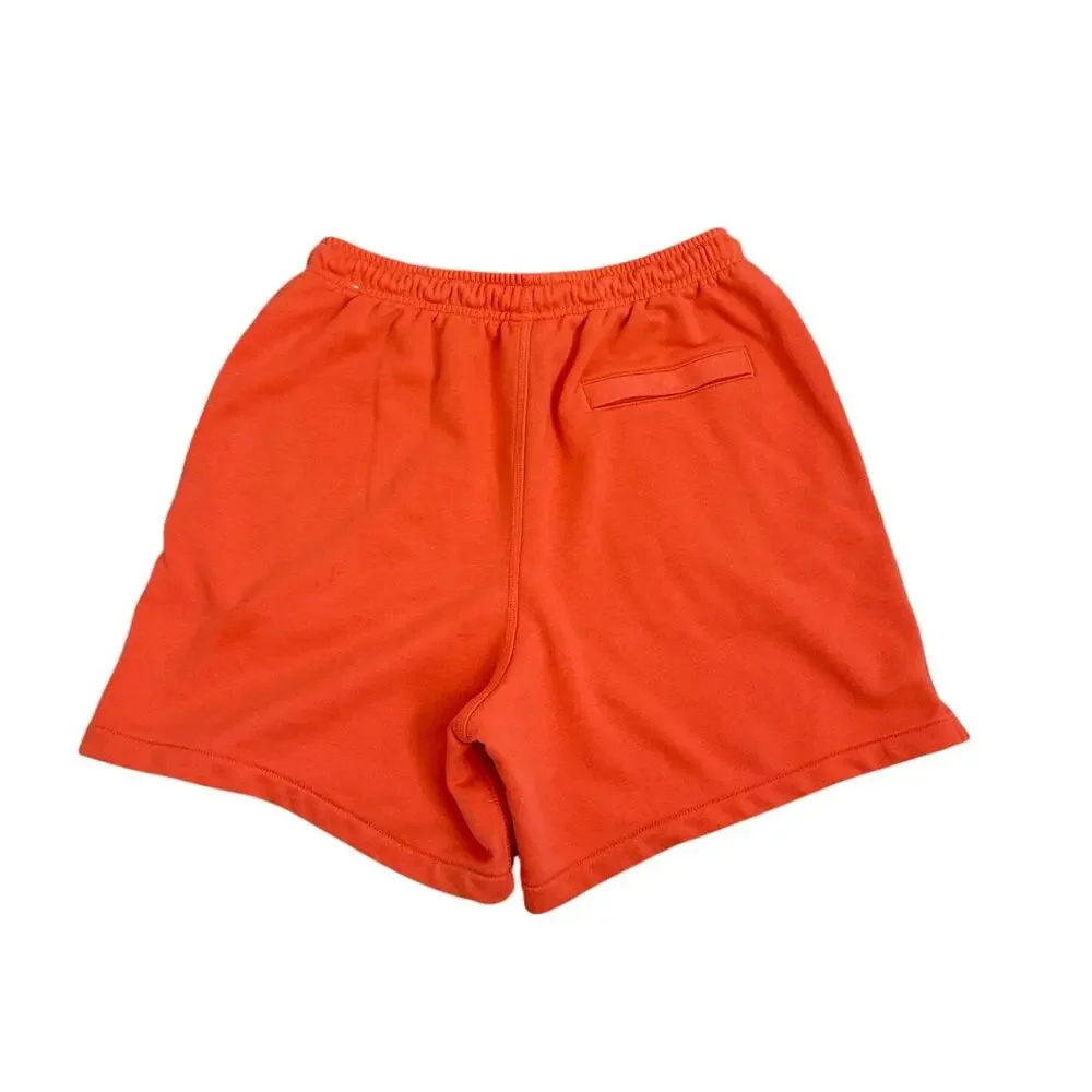 Nike Club Woven Flow French Terry Athletic Casual Shorts Coral Size Men's Small